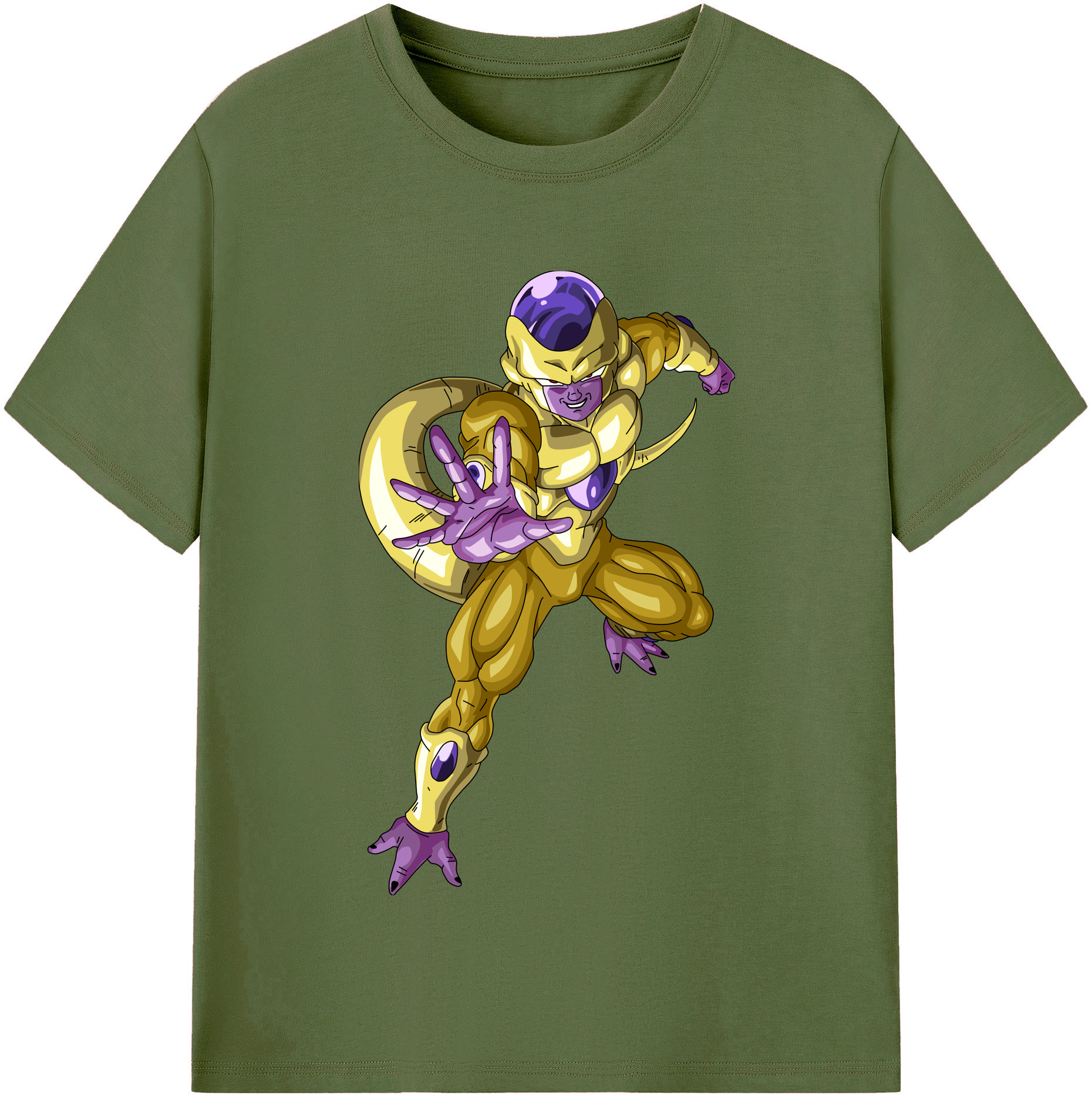 （画像用） ドラゴンボール フリーザ DRAGON BALL Frieza 綿100％半袖Tシャツ（フロントプリント）